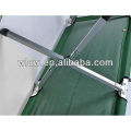 300lbs en aluminium portatif militaire lit de camping pliant